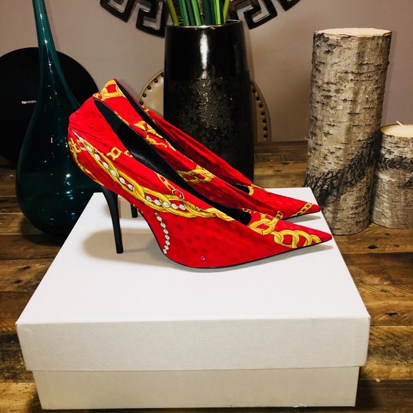 NWT Balenciaga Jewel-Print Jersey Pump🔥SALE🔥 - Picture 3 of 8